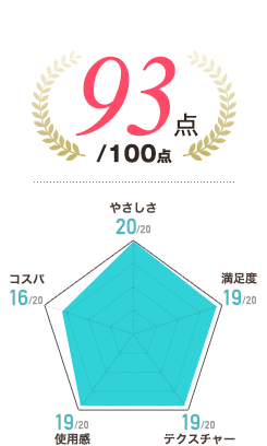 93点/100点