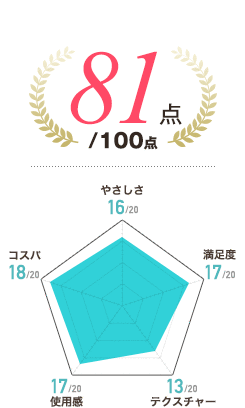 81点/100点